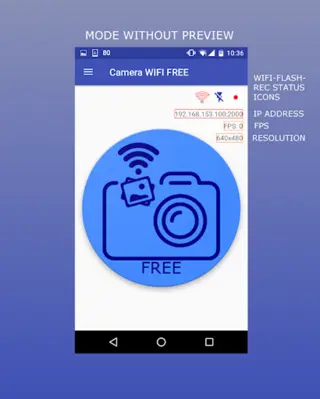 Camera WIFI FREE android App screenshot 1